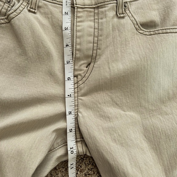 Y2K Levi’s Nouveau 515 Boot Cut Low Rise Stretch Light Tan Jeans Women’s Sz 10 - Picture 15 of 16